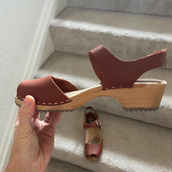 ANJA clog with peep-toe front - Picture 3 of 9